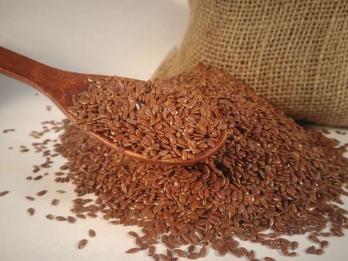 Лен коричневый